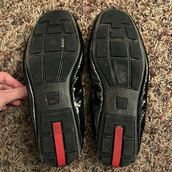 EUC! Prada Sport Patent Leather Mary Jane Driving Flats - Picture 14 of 16